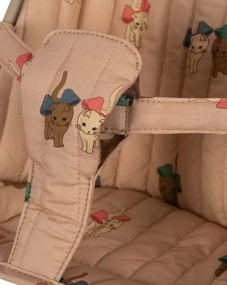 Little konges sløjd play doll stroller in bow kitty pink