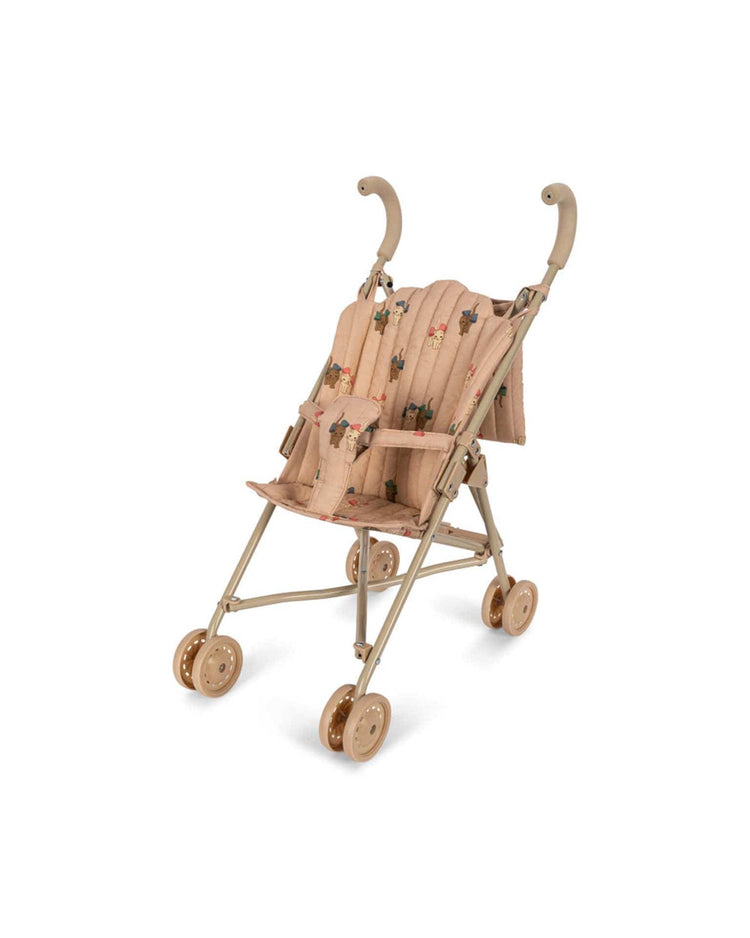 Little konges sløjd play doll stroller in bow kitty pink