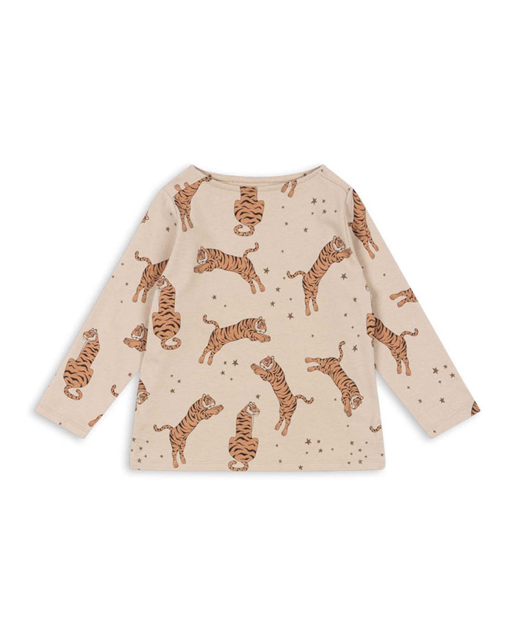 Little konges sløjd kids drey long sleeve tee in tiger