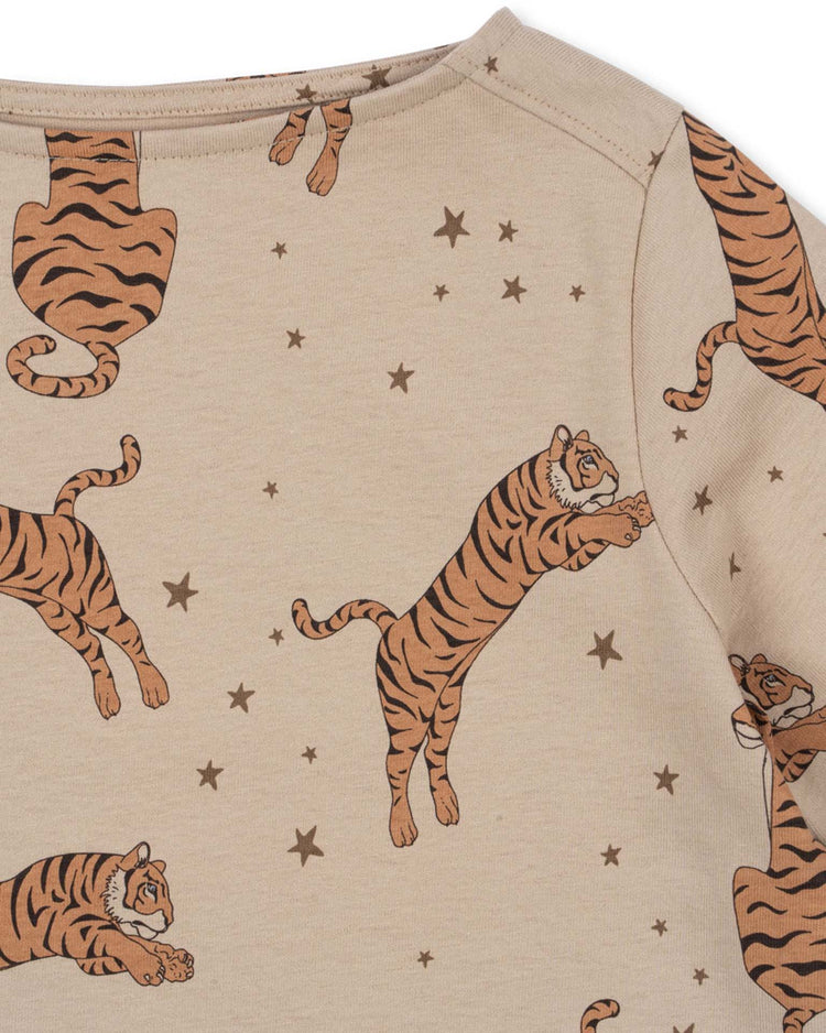 Little konges sløjd kids drey long sleeve tee in tiger