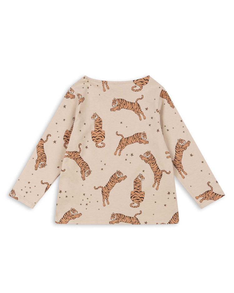 Little konges sløjd kids drey long sleeve tee in tiger