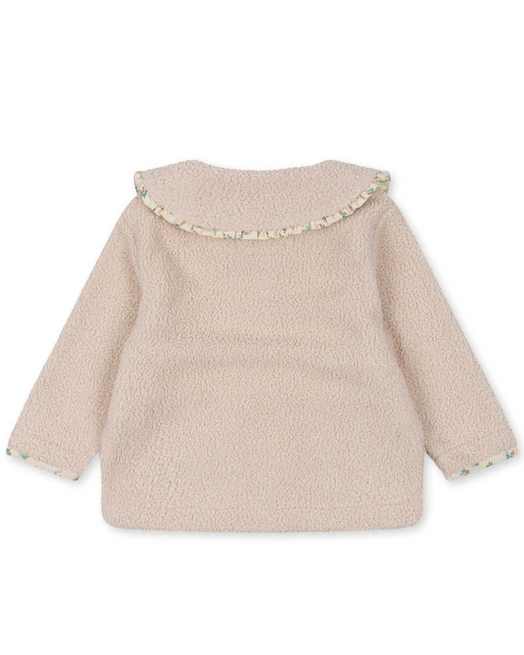 Little konges sløjd kids grizz collar jacket in brazilian sand