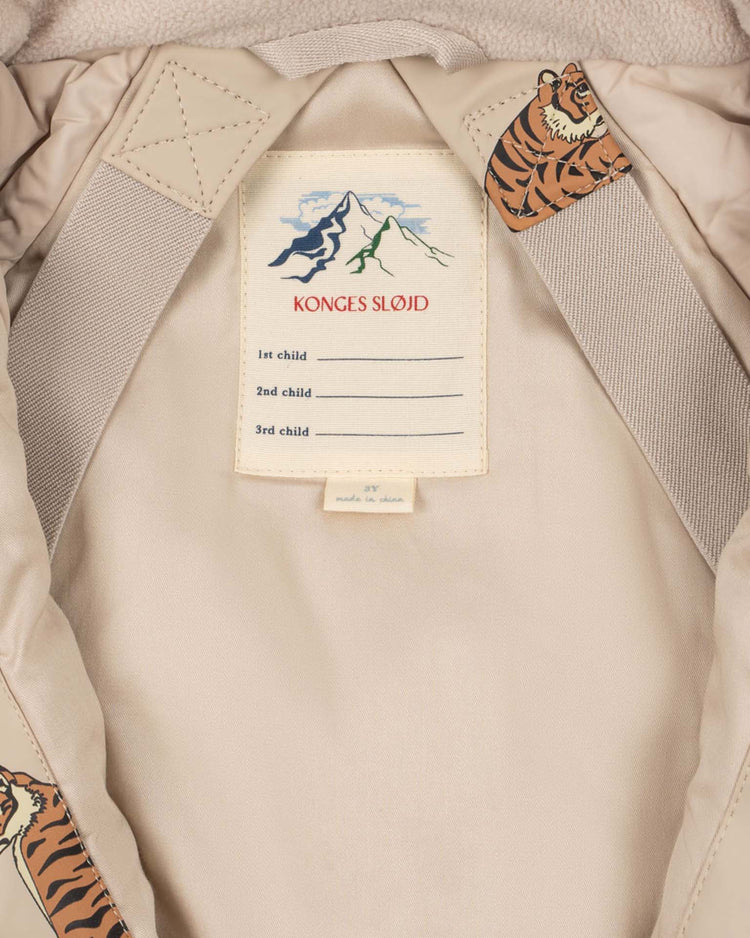 konges sløjd nohr snowsuit in tiger kids Little