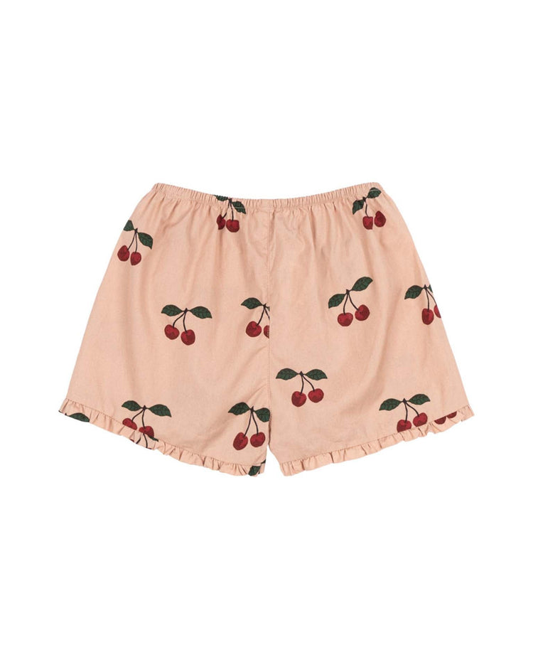 Little konges sløjd kids verbena shorts in ma grande cerise blush