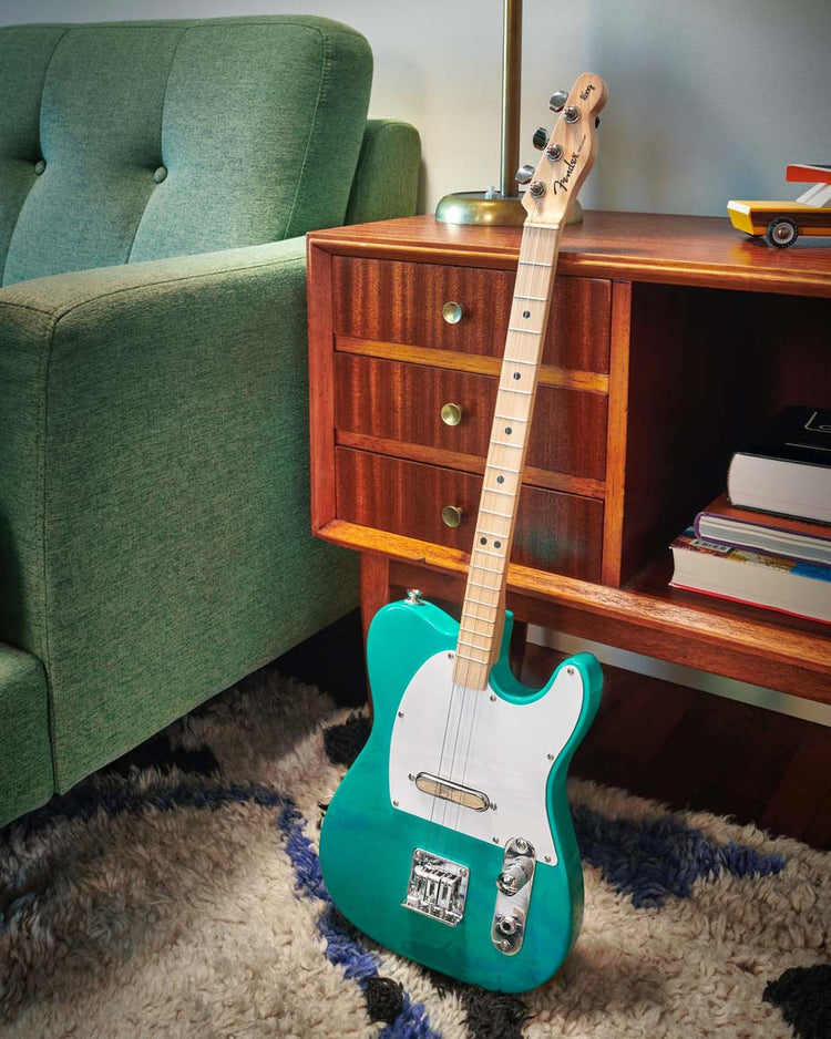loog guitars fender X loog telecaster electric guitar play Little