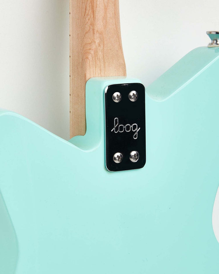 Little loog guitars play loog pro electric in green