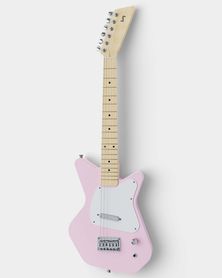Little loog guitars play loog pro VI electric in pink