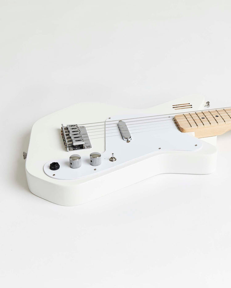 Little loog guitars play loog pro VI electric with built-in amp in white