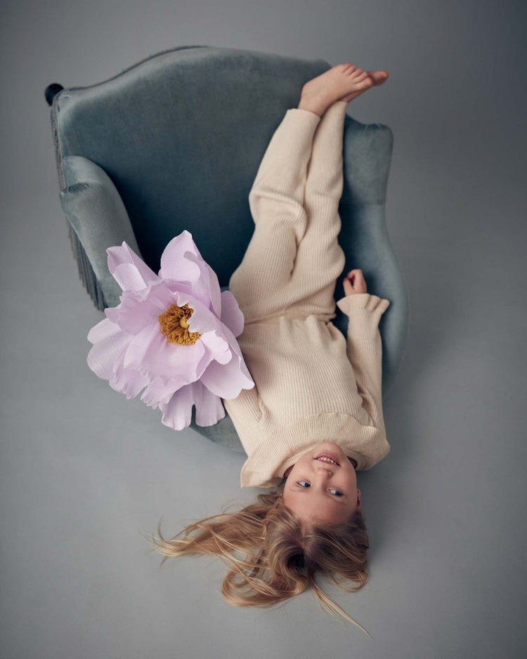 Little louise misha kids ava jumper in cream