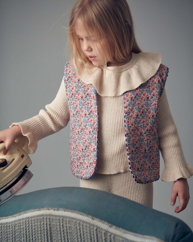 louise misha ava jumper in cream kids Little