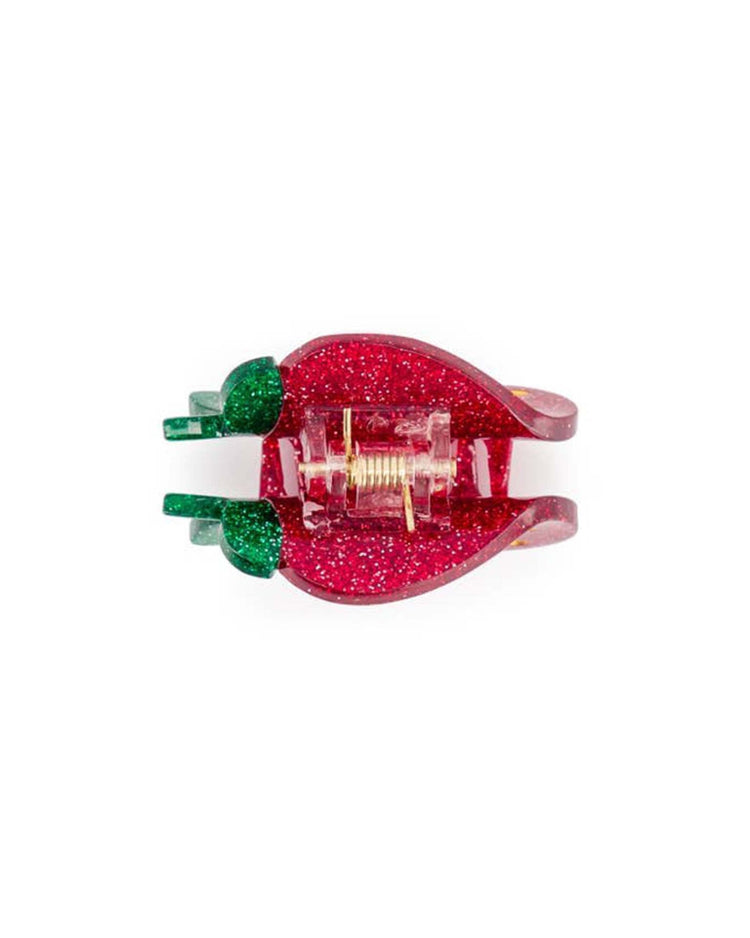Little luciole et petit pois accessories mini glitter strawberry hair clip