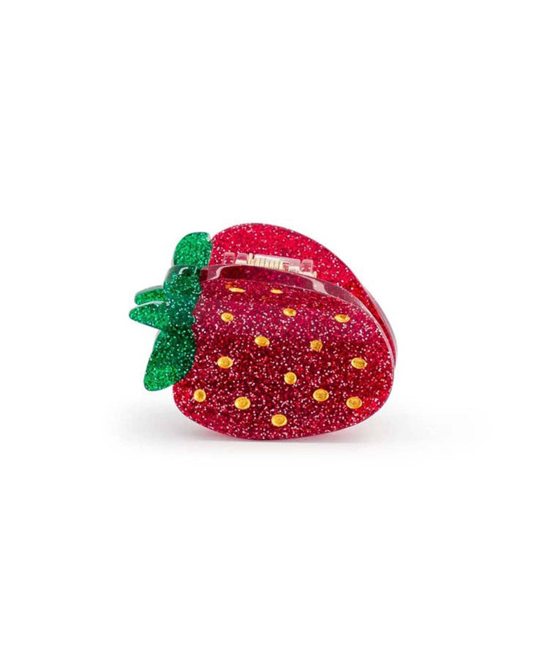 Little luciole et petit pois accessories mini glitter strawberry hair clip