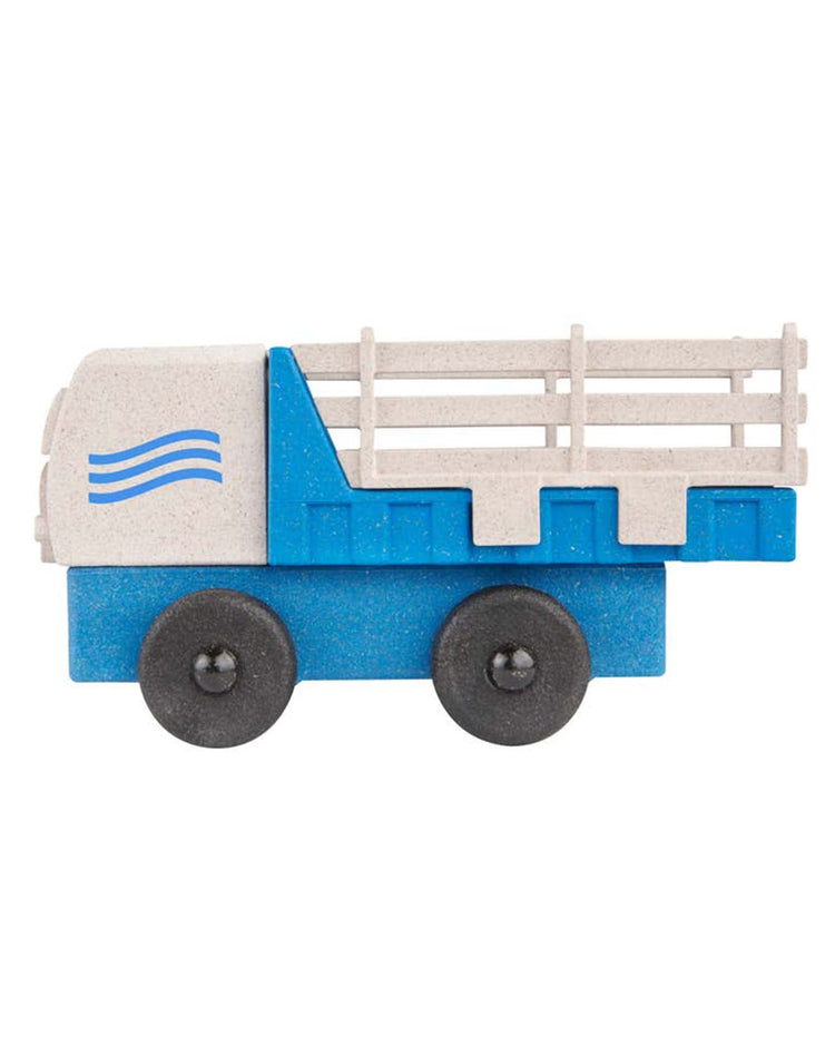 Little luke's toy factory play blue stake truck