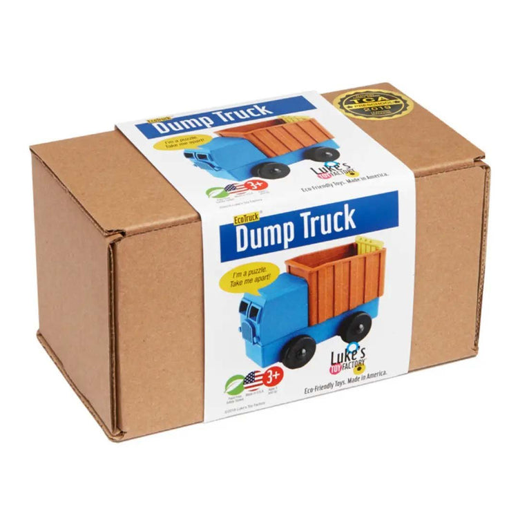 luke's toy factory dump truck play Little