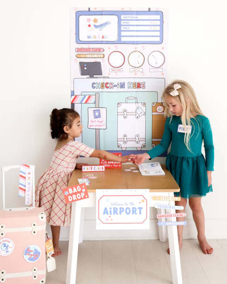 magic playbook airport play kit party Little