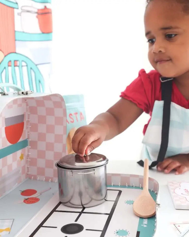 Little magic playbook Paper + Party pasta shop pretend play kit