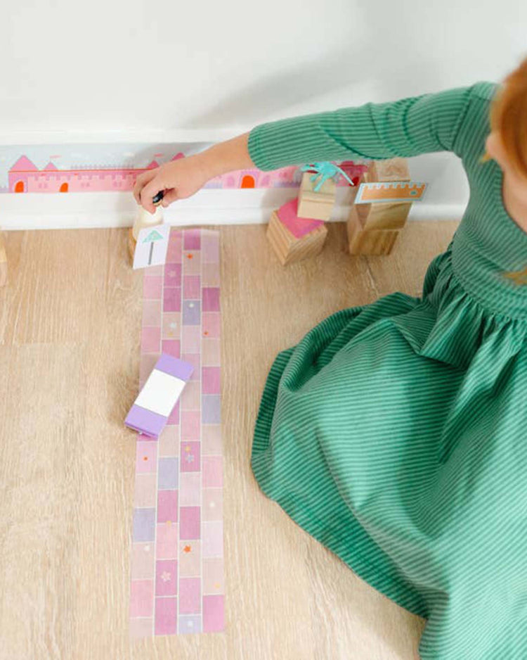 magic playbook pink brick scene tape party Little