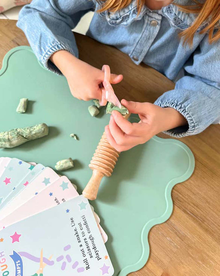magic playbook playdough prompt cards party Little