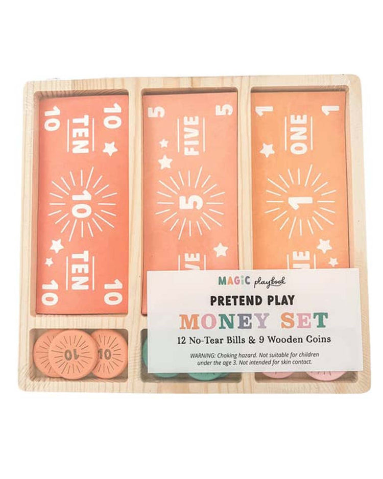 magic playbook pretend play money set party Little