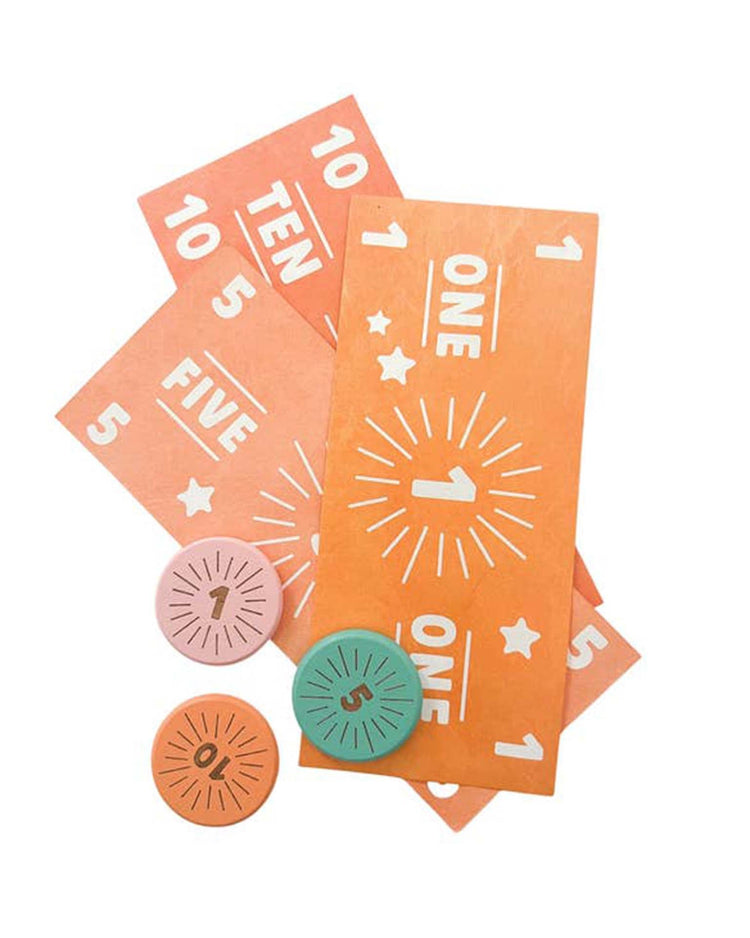 magic playbook pretend play money set party Little