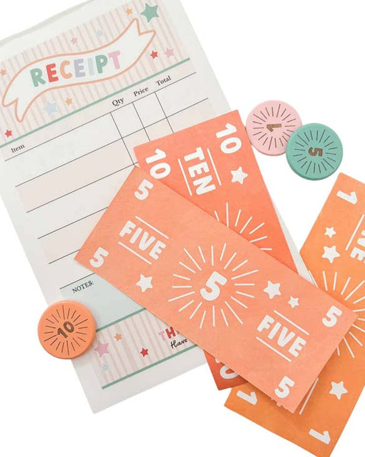 magic playbook pretend play money set party Little