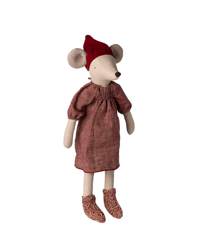 Little maileg play christmas mouse, maxi - girl