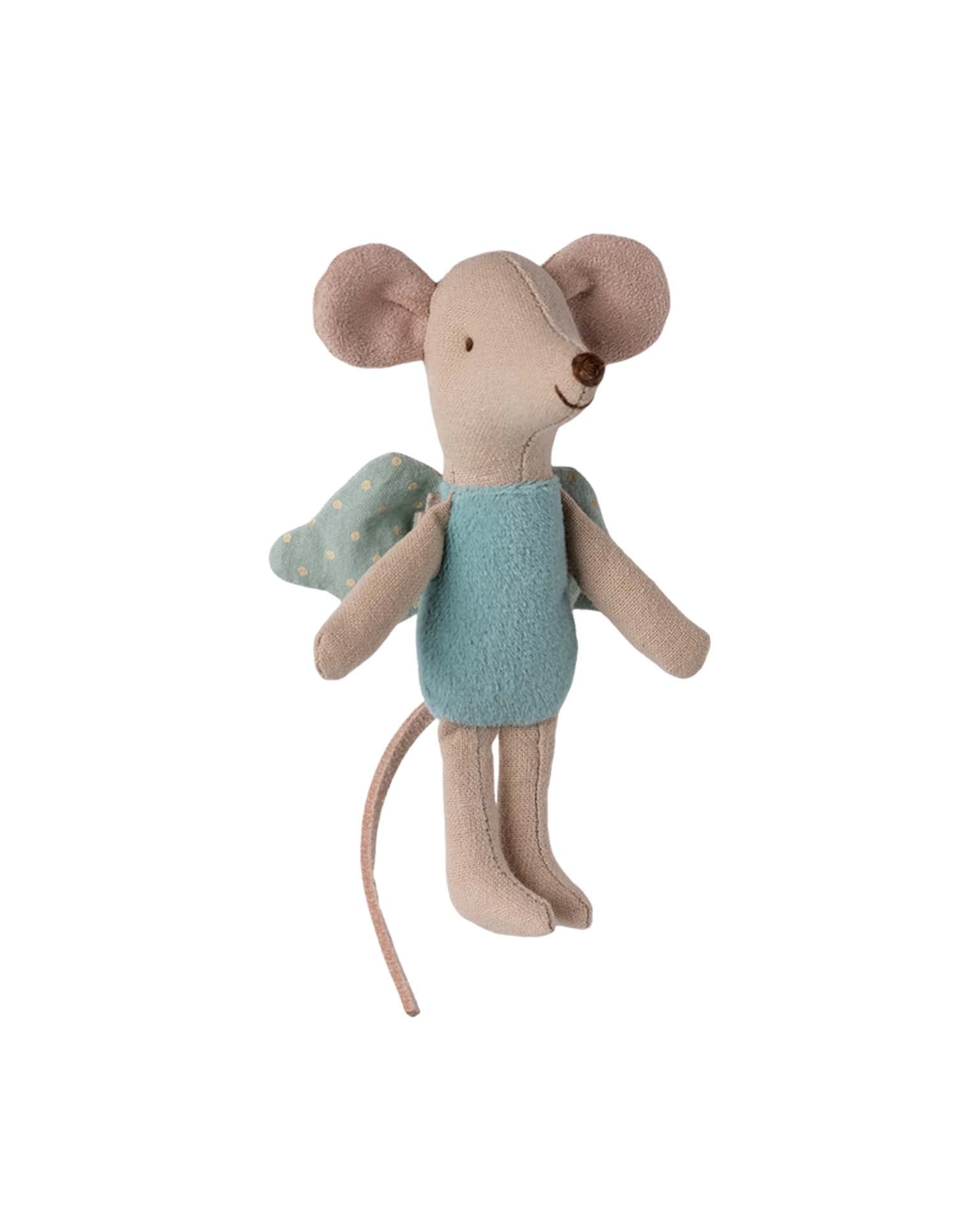 Little maileg play fairy mouse, little - mint