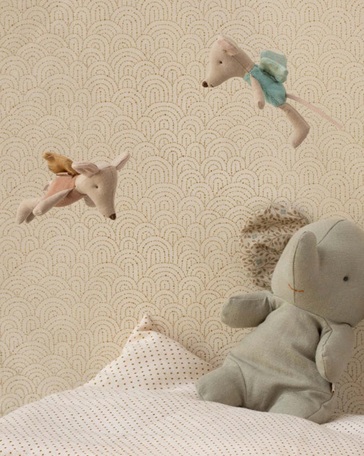 maileg fairy mouse, little - powder play Little