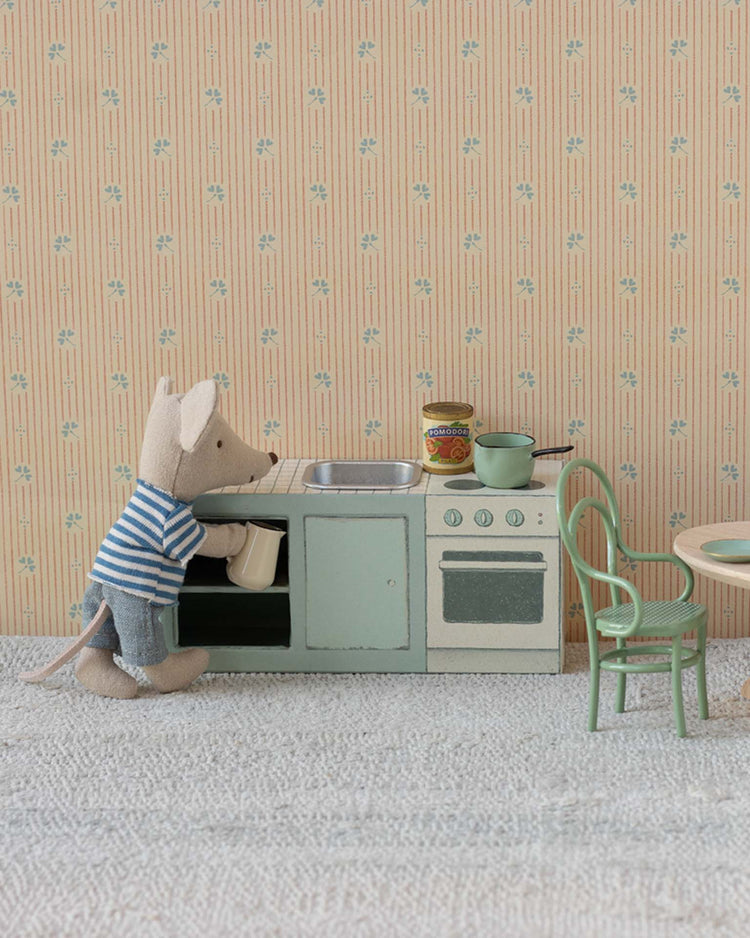 maileg kitchen counter, mouse play Little