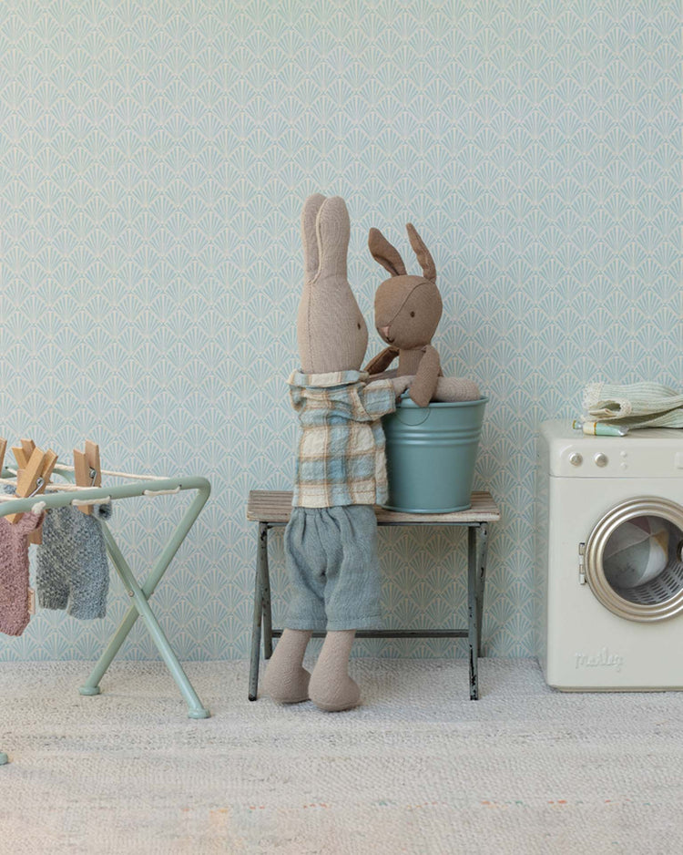 maileg knitted suit, micro - heather play Little