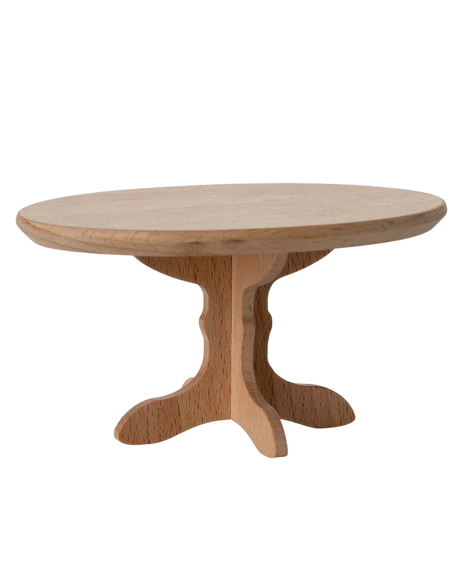 Little maileg play oval dining table, mouse - nature
