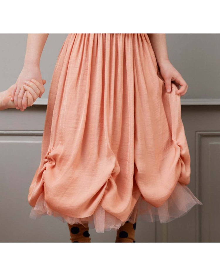 Little maileg kids princess skirt in melon 6-8 years