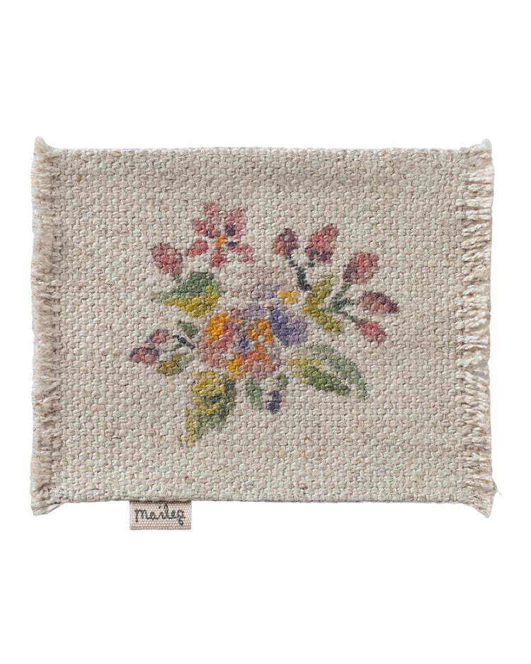 Little maileg play small rug in flowers