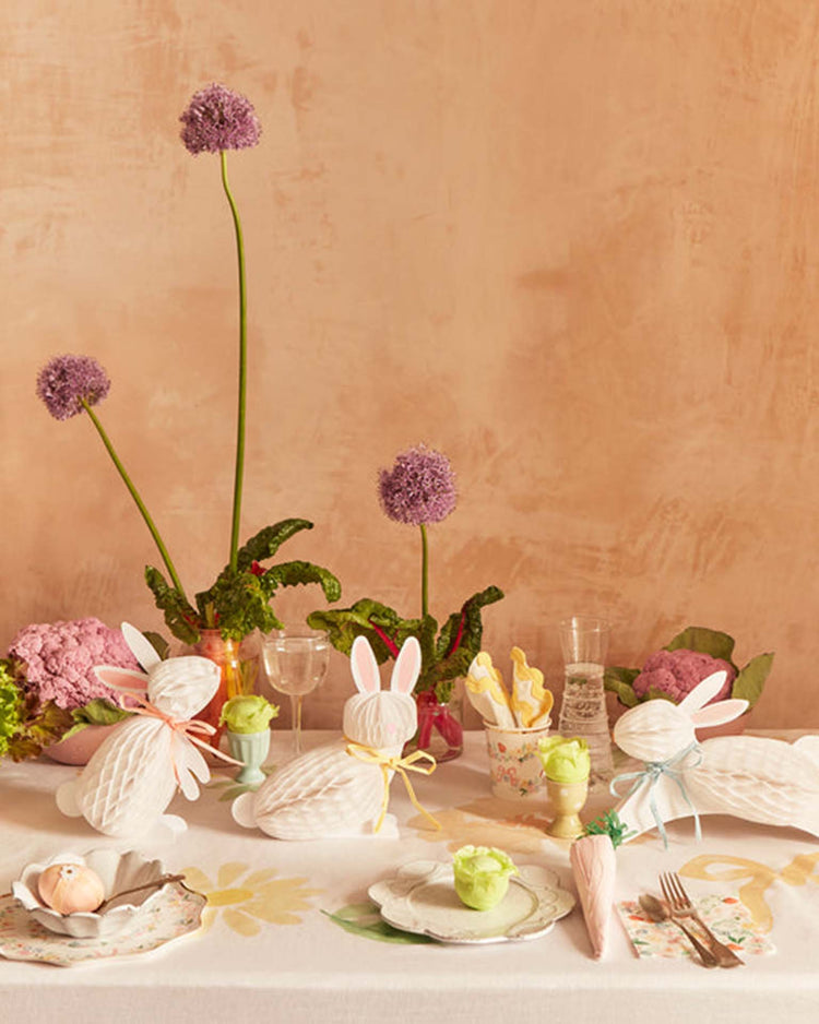 meri meri bunny honeycomb decorations party Little