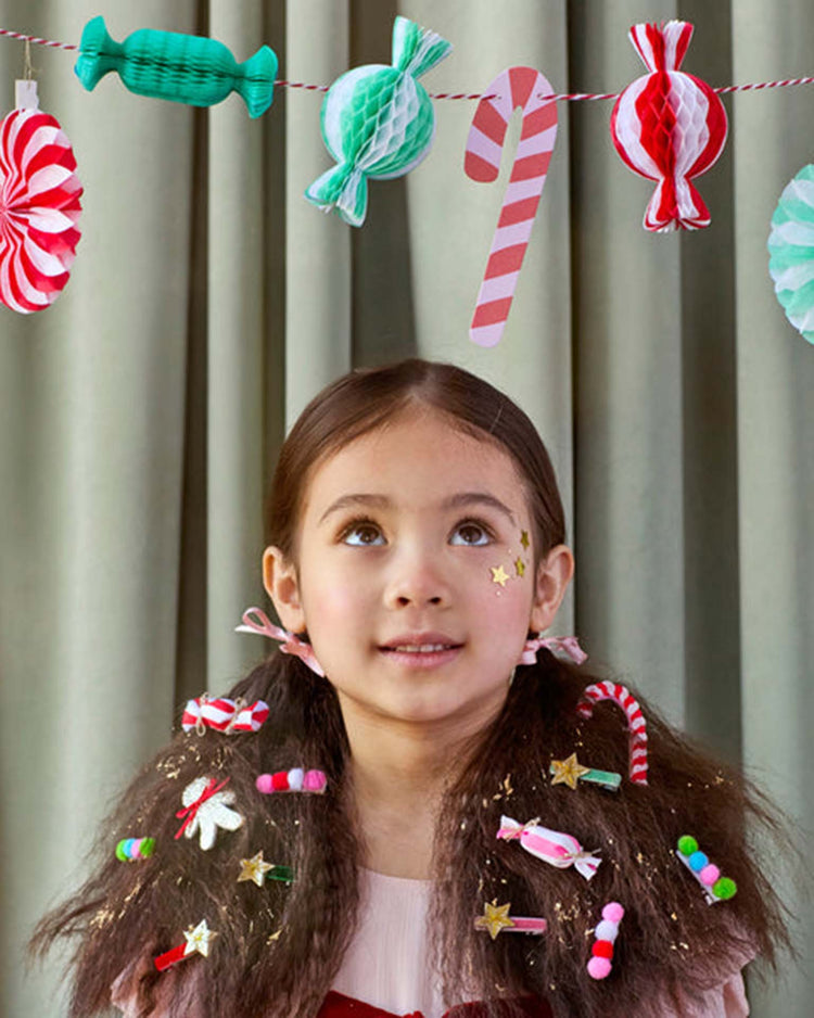 meri meri christmas candy mini honeycomb garland party Little