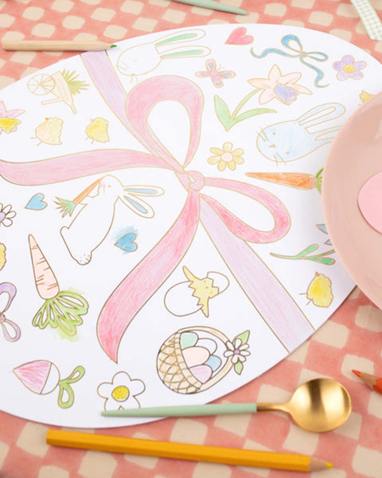 meri meri easter placemats party Little