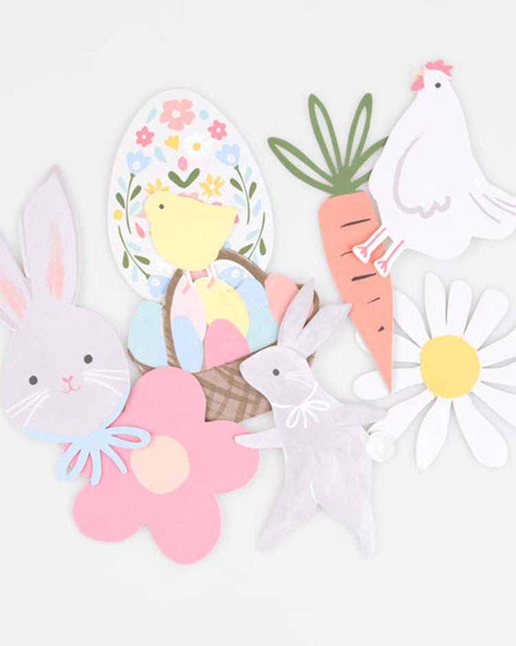Little meri meri party easter themed stickers
