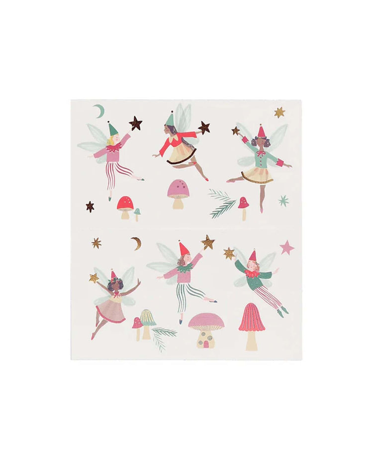 Little meri meri party fairy temporary tattoos