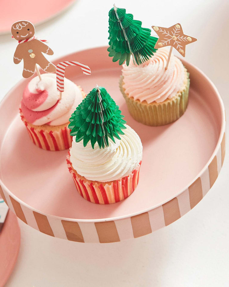 meri meri gingerbread cupcake kit party Little