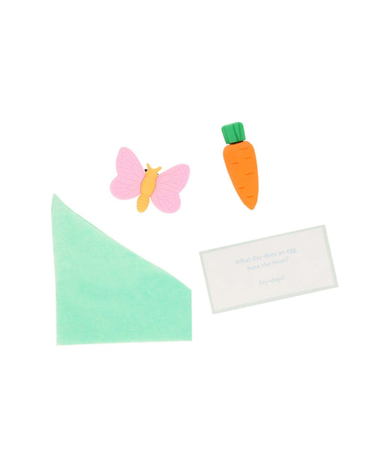 Little meri meri paper + party gingham bow bunny crackers