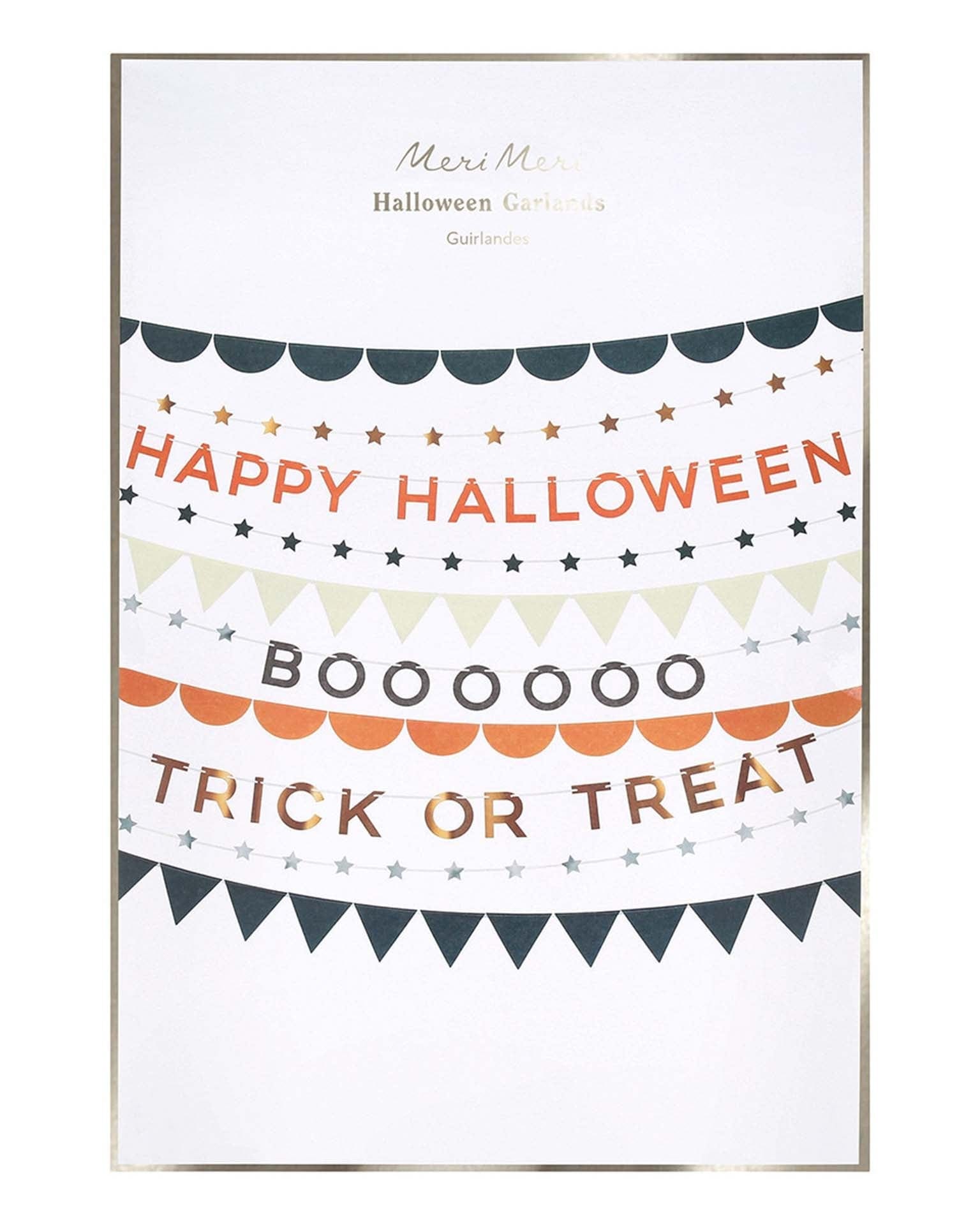 Little meri meri party halloween garlands