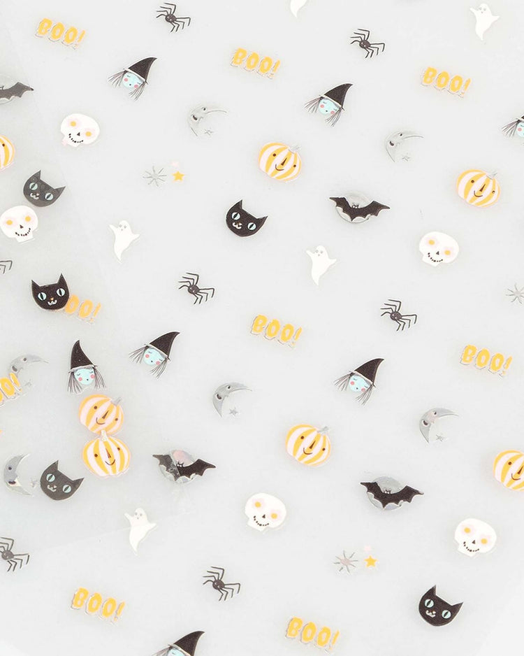 Little meri meri accessories halloween nail stickers