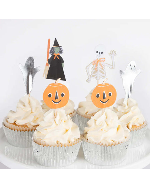 Kit De Décorations De Cupcakes D'Halloween Pour Muffins Et