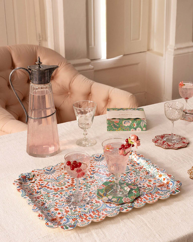 meri meri meri meri x liberty 12 days of christmas small tray party Little
