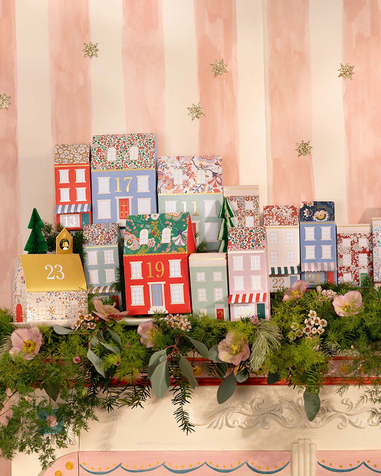 meri meri meri meri x liberty advent village party Little