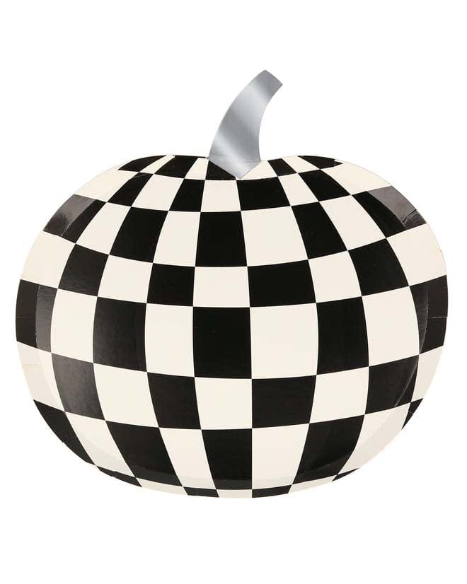 Little meri meri party mod pattern pumpkin plates