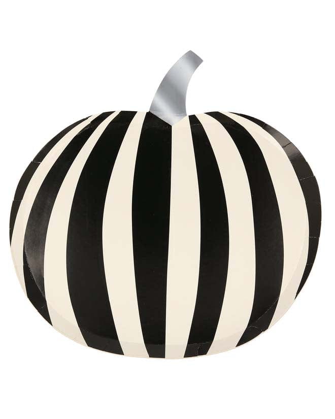 Little meri meri party mod pattern pumpkin plates