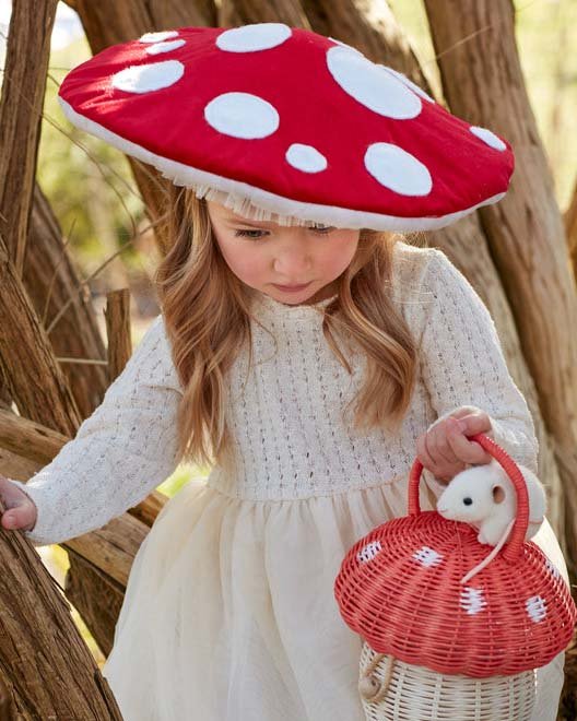 meri meri mushroom hat play Little