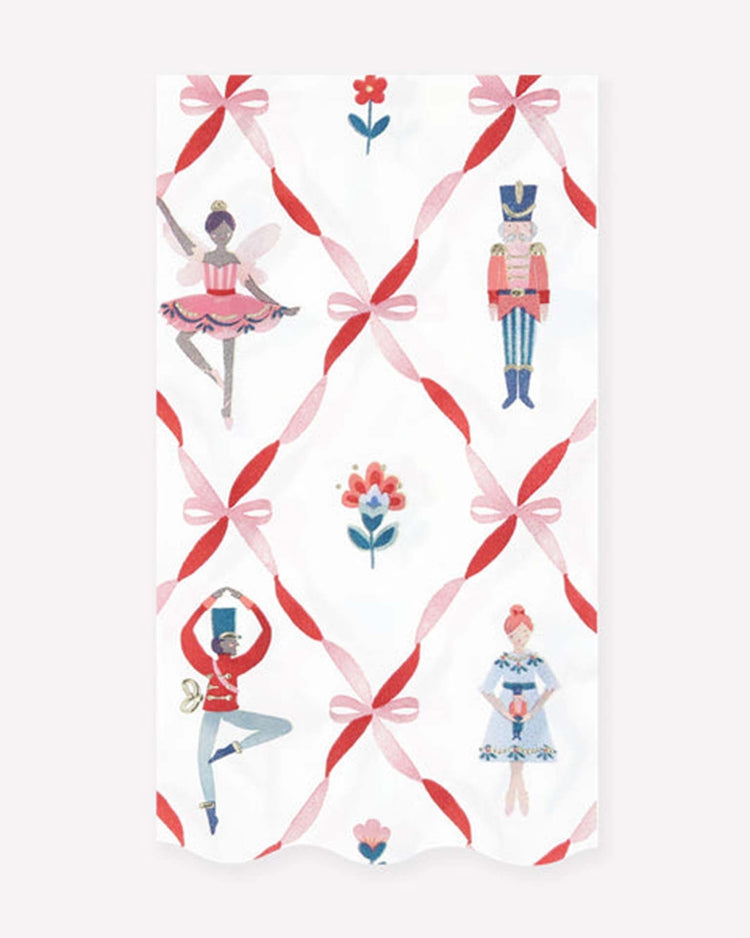 Little meri meri party nutcracker ballet guest towels