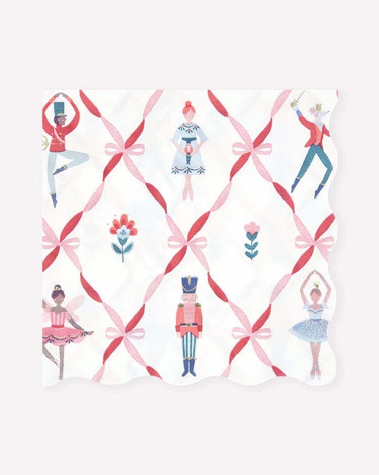 Little meri meri party nutcracker ballet large napkins